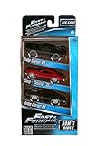 Fast & Furious 1:55 Diecast Cars Dodge Charger ST Dodge Charger RT and Chevy Chevelle SS(3 Pack)