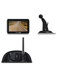 Furrion Vision S - Sistema de observación de vehículos inalámbrico con monitor y cámara trasera Sharkfin..., -
