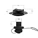 YaBland Inflatable Air Valve Replacement Air Plug Screw Raft, Twist Lock for Kayak Water Sport Floating & Drifting, Suit for Airbeds Boats Rubber Dinghy Pools
