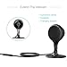 TUSITA Micro USB Extension Cable (6.5ft/200cm), Male to Female Extender Cord for Ring Solar Panel Stick Up Cam,Nest Indoor,Arlo Pro,Amazon Echo Cloud,Google Home Mini,PS4 Controller