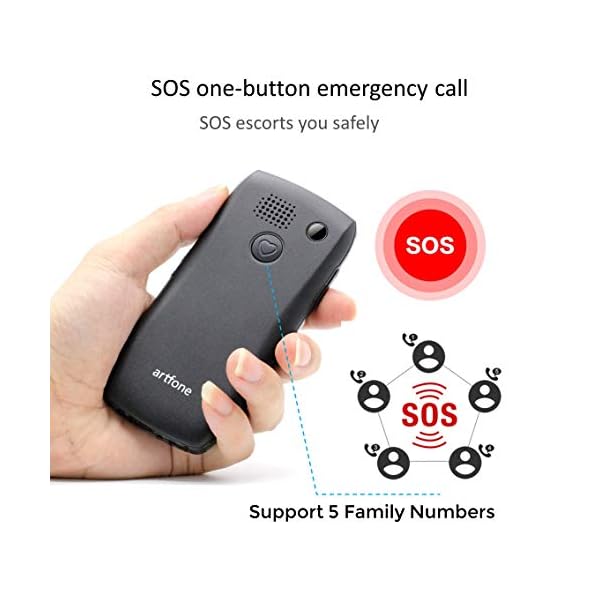 Big-Button-Mobile-Phone-for-Elderly-artfone-C1-Senior-Mobile-Phone-With-SOS-Button-Talking-Number-1400mAh-Battery-Dual-SIM-Unlocked-Torch-Side-Buttons-Bluetooth-Charging-DockBlack artfone Big Button Mobile Phone for Elderly, C1 Senior Mobile Phone With SOS Button | Talking Number | 1400mAh Battery…