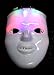 LED Light-Up Blank Man/Skull Mask-Unique 2 in 1 rave mask