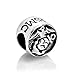 925 Sterling Silver USMC US Marine Corps Bead Charm Fits Pandora Bracelet