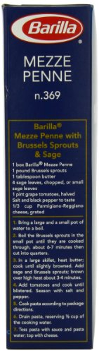Barilla Pasta, Mezze Penne, 16 Ounce (Pack of 4)