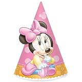 Minnie Mouse 1st Birthday Party Hats 8 Ct.