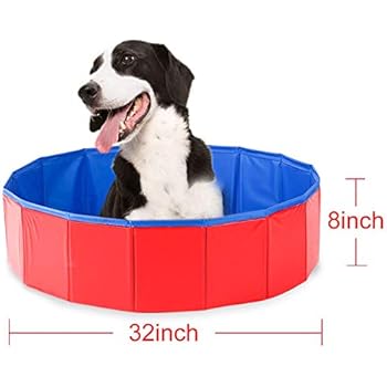 : Amazon.com: MLCINI Dog Bathtub Foldable Pet Bath Pool Outdoor and