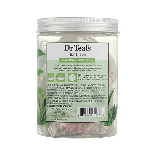 Dr Teal's Green Tea Bath Soaks 1.27 oz, pack of 3 Link Light