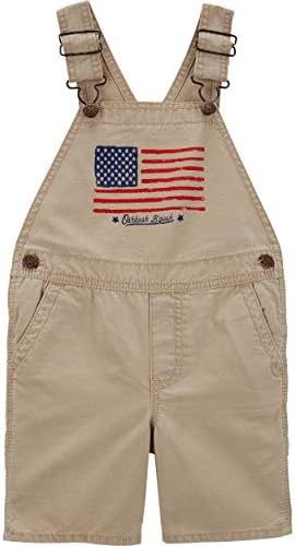 boys khaki overalls