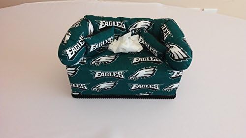 Tissue Box Sofa / Eagles / Black Trim //PURCHASE 49.00 OR MORE = FREE SHIPPING
