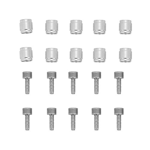 Brake Hose Insert, 10 Set Hydraulic Bike Disc Brake Hose Olive and Connector Insert for AVID SRAM Brake Replacement Part