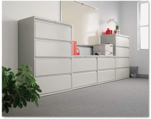 Amazon Com Alera Lf3029lg Two Drawer Lateral File Cabinet 30w X 19 1 4d X 28 3 8h Light Gray Office Products