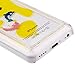 iphone 5c case , liquid case for iphone 5c , Appmax Cool 3D Aquarium Cute Dolphins Flowing Case for Apple iPhone 5C ,5C Phone Case Clear Hard-Yellow