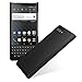 TETDED Premium Leather Case for BlackBerry KEY2 BBF100-1 BBF100-2 BBF100-4 BBF100-6 Dual SIM, Snap Cover (Nappa Black)