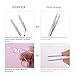 NUOLUX Stainless Steel Eyebrow Tweezer (Silver)