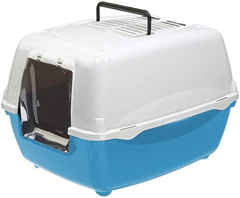 Cat Hooded Litter Tray Box Large Enclosed Splash Prevention Loo Indoor Puppy Kitty Toilet