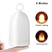 BJL LED Flame Night Light for Kids, Rechargeable Flickering Bedside Lamp, Dual Modes-Decorative Flame & Night Light