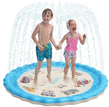 Splash Pad Sprinkler for Kids 68 Inches 
