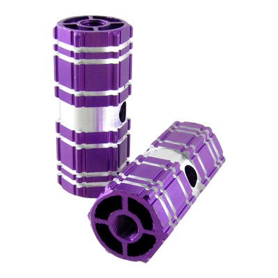 purple bike pegs