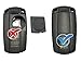 Horande Replacement Keyless Entry Smart Remote Control Key Fob Case For BMW 3 5 Series BMW X5 BMW X6 BMW Z4 Key Fob Cover