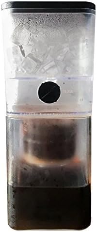 Cold Drip Coffee Maker - Coffee Brew Innovative cold extraction design high borosilicate glass container Corrosion resistance Glass bottles and stainless steel filters 500ml (17oz)