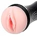 Little Sunny Male Masturbator- Powered Pocket Pussy Masturbation Cup- Vibration Control- Stamina Training- Lifelike Super Soft Tight Female Silicone Vagina Pocket- Discreet Shipping- Lifetime Warranty