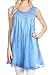 Sakkas Lana Ombre Tie Dye Embroidered Tank Style Long Summer Top | Cover Up