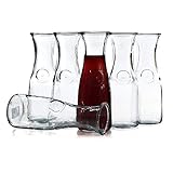 Anchor Hocking Water or Wine Carafe, 1 Liter, Case of 6