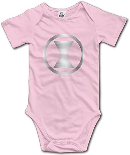 Girls' Boys' Infant Avengers Black Widow Logo Romper Jumpsuit Bodysuit