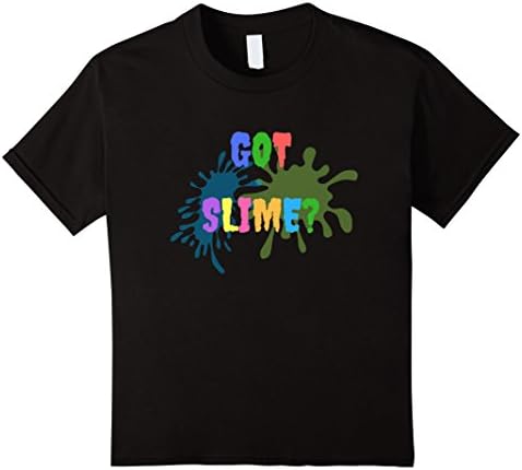 unisex-child GOT SLIME? T-SHIRT SLIME MAKER TEES 12 Black