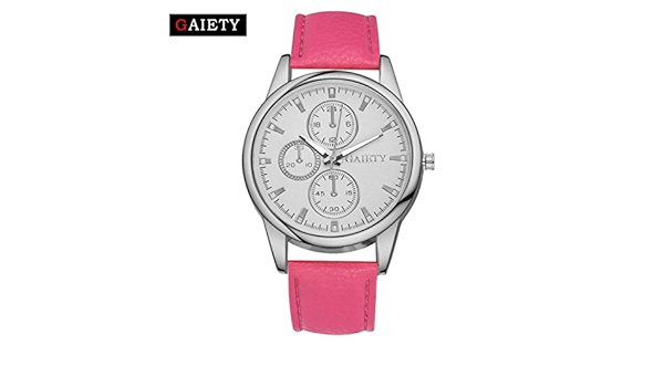 Reloj y # xFF0 C; ihee moda cómoda acero Bead estilo piel ...