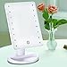 Signstek 16 LED Battery Operated Cordless Touch Screen Lighted Makeup Mirror White