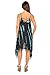Riviera Sun 21618-BT-1X Fringe Dress/Summer Dresses,Black / turquoise,1X Plus