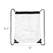 Clear Drawstring Bag,Transparent PVC Stadium Approved Drawstring Backpack for Work, Sports and Concerts