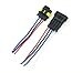 CrazyEve 5 Sets 4 Pin Car Waterproof Electrical Connector Plug with Wire Electrical Wire Cable Connector Plug Car Motorcycle truck