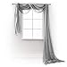 MEMIAS Luxury Window Sheer Elegant Voile Curtain Scarf for Home, Birthday Party, Wedding Decoration, 1 Panel 54