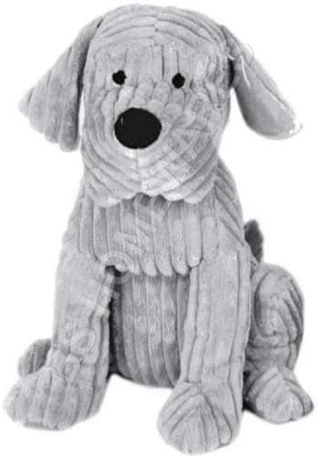 Large Heavy Ribbed Plush Fabric Dog Puppy Door Stop Home Office Silver Amazon Co Uk Kitchen Home