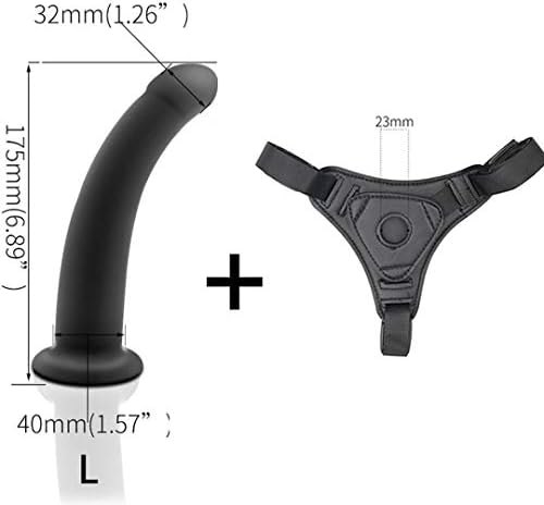 Storage New Strap Suction Cup Strapless Strapon Harness Women Couples Huge Plug,L