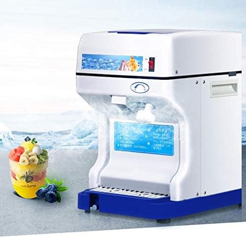 WLG Jcoco Commercial Ice Blender, High Power Snowflake Ice Machine, Ice Blender, Sand Ice Machine Electric Smoothie Machine, The Amount of Crushed Ice is 120Kg/H