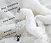 DaDa Bedding Luxury White Roses Faux Fur with Sherpa Backside Fleece Throw Blanket - Super Soft Warm Plush Luxe Solid Toss - 50