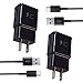 Adaptive Fast Wall Charger Adapter with USB Type C Cable Compatible with Samsung Galaxy S10 S10e / S9 / S9+ / S8 / S8 Plus/Active/Note 9 / Note 8 and More (2 Charger + 2 Cable) primary