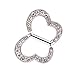 maikun Oval Scarf Ring Elegant Simple, Butterfly Silver-Tone, Size No Size