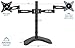 VIVO Dual LCD Monitor Free Standing Desk Mount | Heavy Duty Fully Adjustable Stand fits 2 Screens up to 27 inches (STAND-V002Z)thumb 1