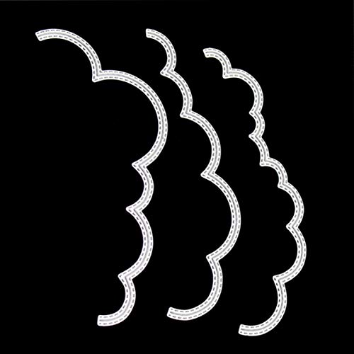 TOOGOO 1t 3 Cloud Frame Metal Cutting Dies Stencils for Scrapbooking Album Paper Card Making Craft Die Cutters