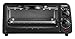 Courant TO-621K 2 Slice Compact Toaster Oven with Bake Tray and Toast Rack, Black