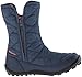 Columbia Girls' Youth Minx Slip Omni-Heat Waterproof-K Snow Boot, Dark Mountain/Melonade, 2 M US Little Kid