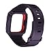 Feuy Fitbit versa bands,Soft TPU Protection Silicone Surrounded Sports Strap Wristband for Fitbit Versa Smart Fitness Watch Accessories Bracelet,Have protective Case cover function Band For Women men.