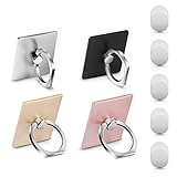 Cell Phone Ring Holder, Ameauty Phone Ring Grip Stand Car Mount for iPhone, iPad, Samsung Galaxy, HTC, Nokia, Other Smartphones and Tablets (4pack)