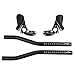 MAOO Bicycle Rest Handlebar TT Handlebar Triathlon Clip-On Aero Bars Tri Bars Adjustable Bike Cycling Rest Handlebar for Moutain Bike or Road Bike