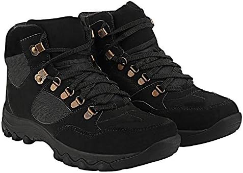 Antiskid High Ankel Beast Collection- Oil Stain & Water Resistant- Extra Cushion InnerSole -Light Weight Trekking Shoes/Riding Shoes- Odur Free and Sweat Absorption with Dust Proof Bag
