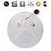 Indoor Hidden Camera Smoke Detector Full HD 1080P Motion Detection Activated Spy Mini Video Recorder Nanny Cameras and Hidden Cameras,White